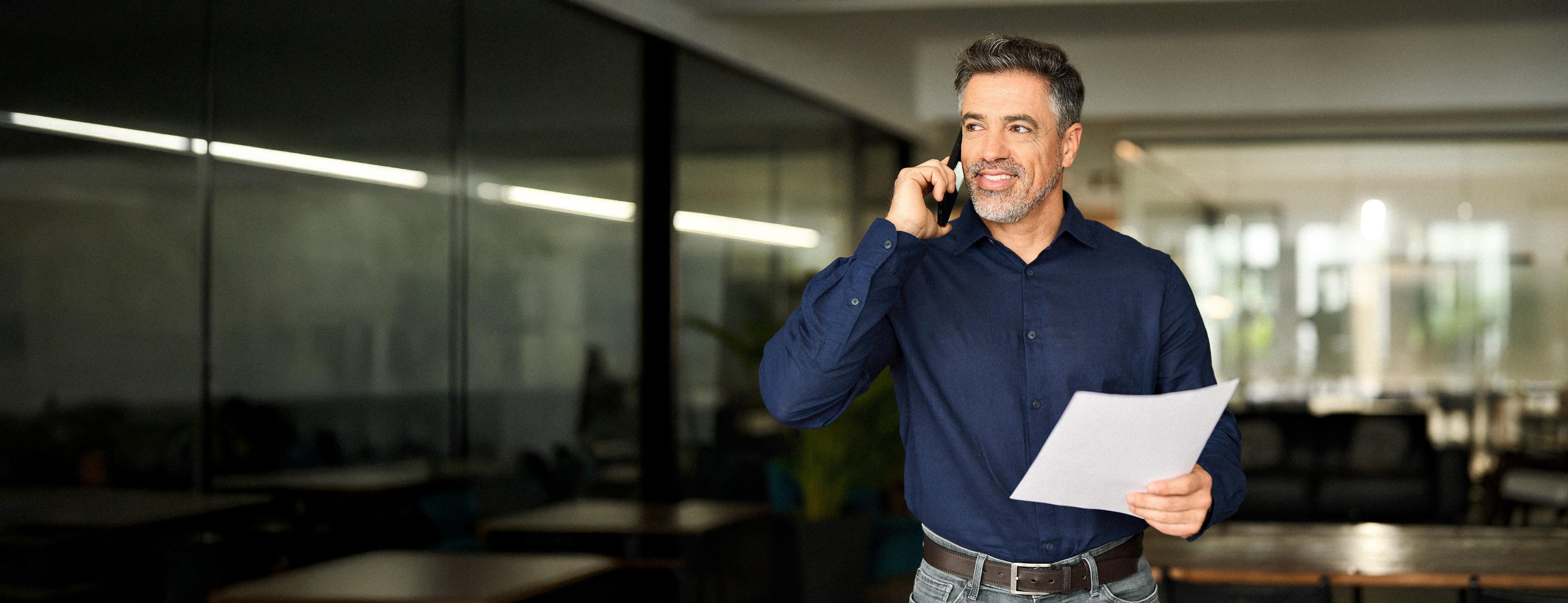 man holding phone 