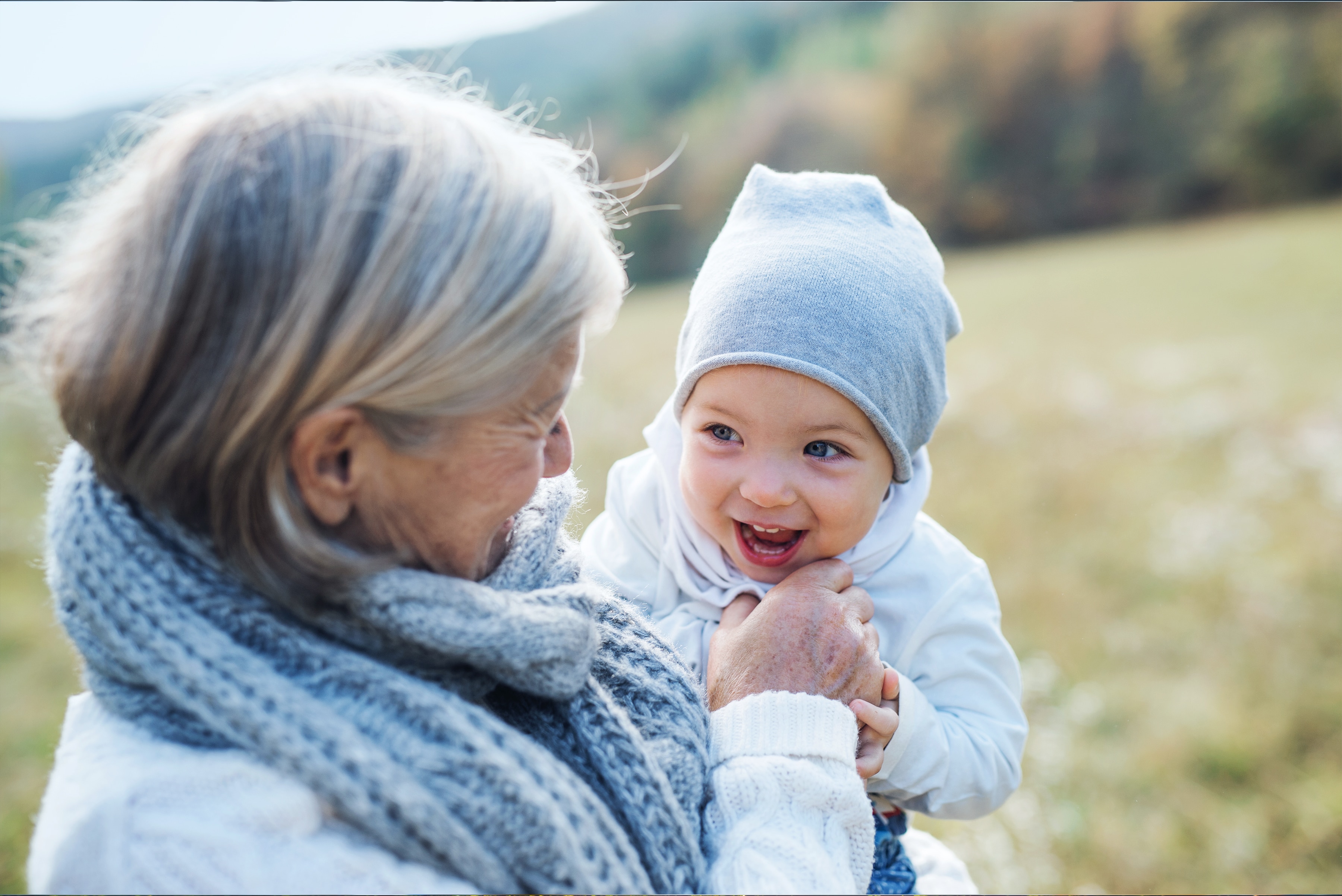 Grandmother and grandchild
