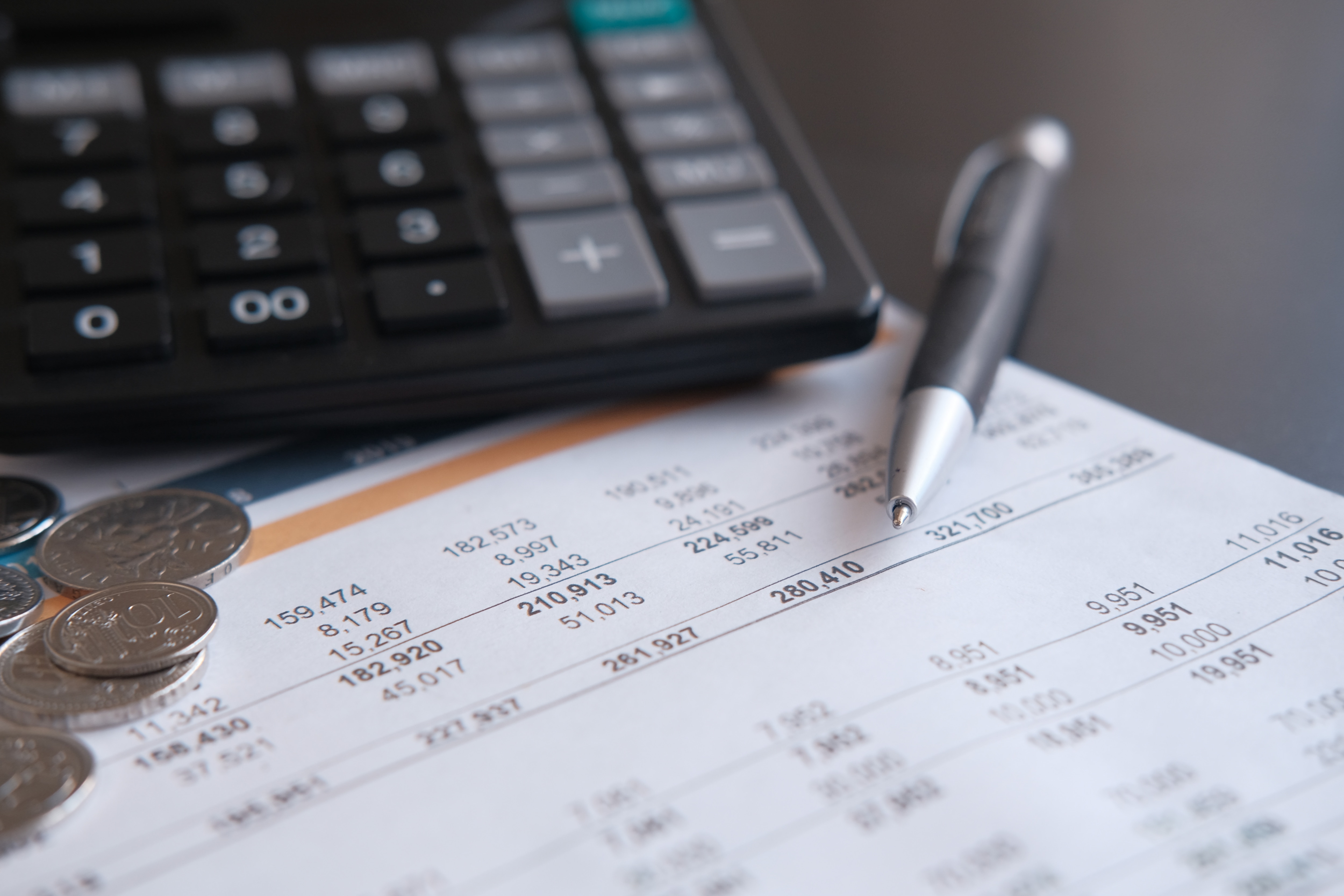 Tax deduction planning concept